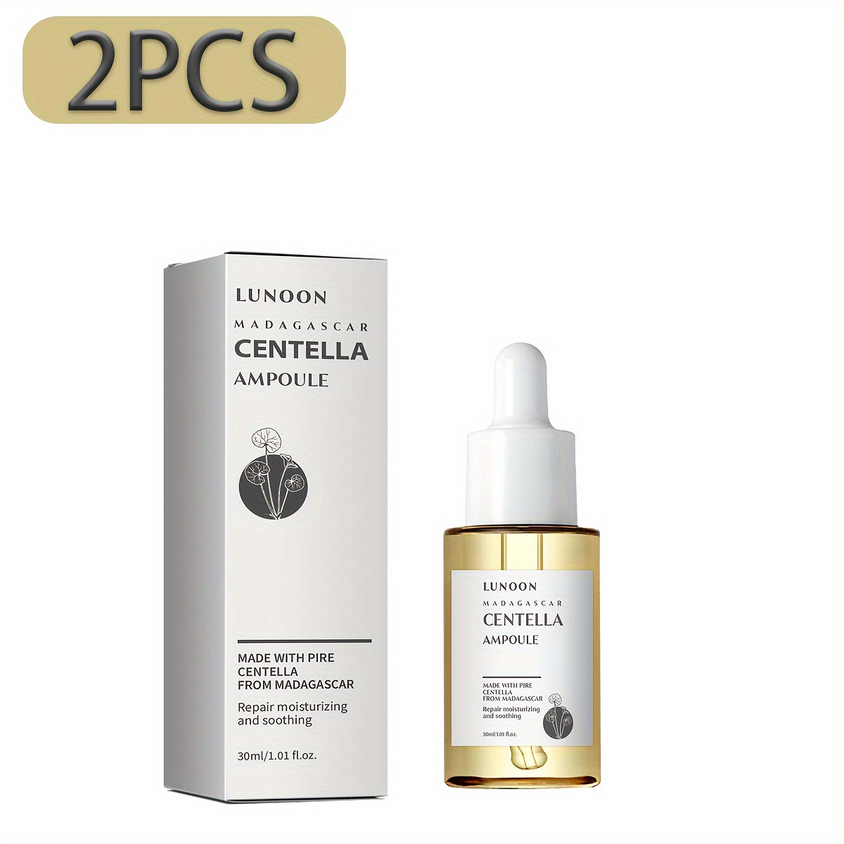 Centella Asiatica Facial Serum, 1.01oz - Hydrating & Firming Essence For Smooth, Radiant Skin - Reduces Fine Lines & Tightens Pores - Unisex, Fragrance-Free