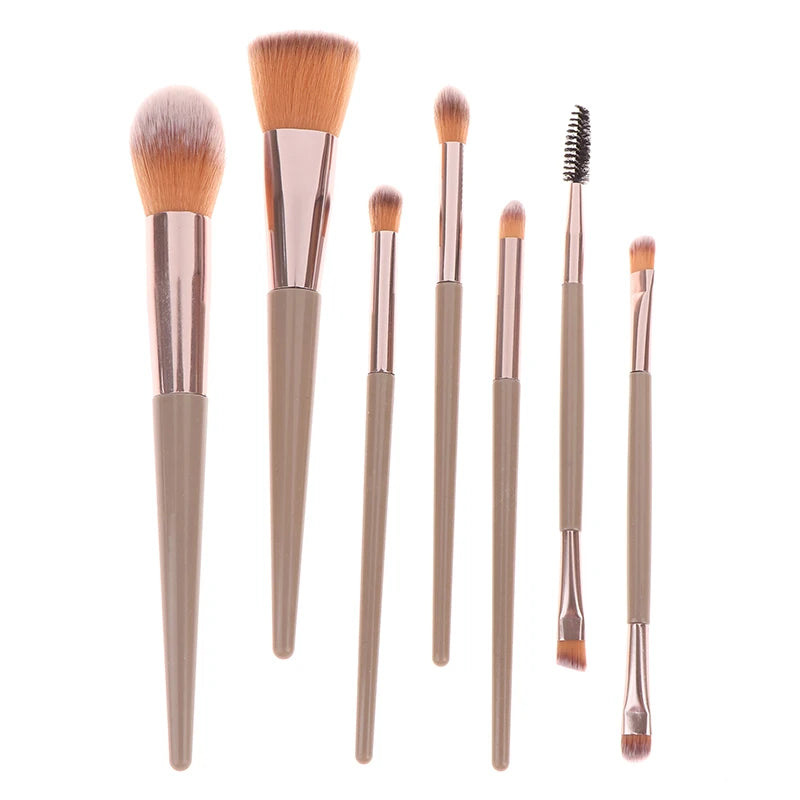 Face Eyes Make Up Brush Eyelash Eyeshadow Eyebrow Eyeliner Foundation Powder Blush Highlight Lips Brush
