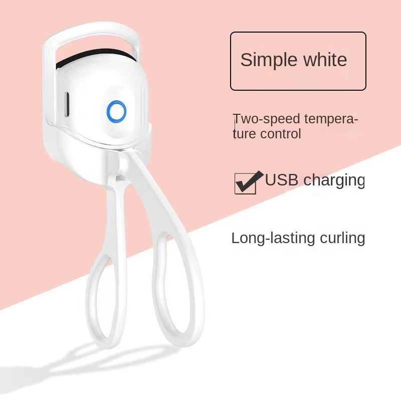 NIJ Electric Eyelash Curler with Technology - Corded Curling Device, Instant Volume & Lift, No to Lashes, for & (Plug-in, System) - Beauty Electronics for Sensitive Scalp/Collagen
