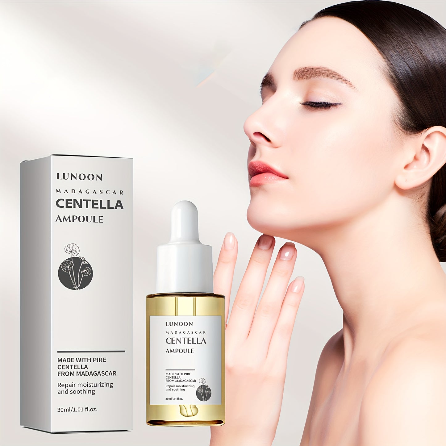 Centella Asiatica Facial Serum, 1.01oz - Hydrating & Firming Essence For Smooth, Radiant Skin - Reduces Fine Lines & Tightens Pores - Unisex, Fragrance-Free