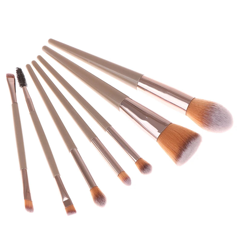 Face Eyes Make Up Brush Eyelash Eyeshadow Eyebrow Eyeliner Foundation Powder Blush Highlight Lips Brush