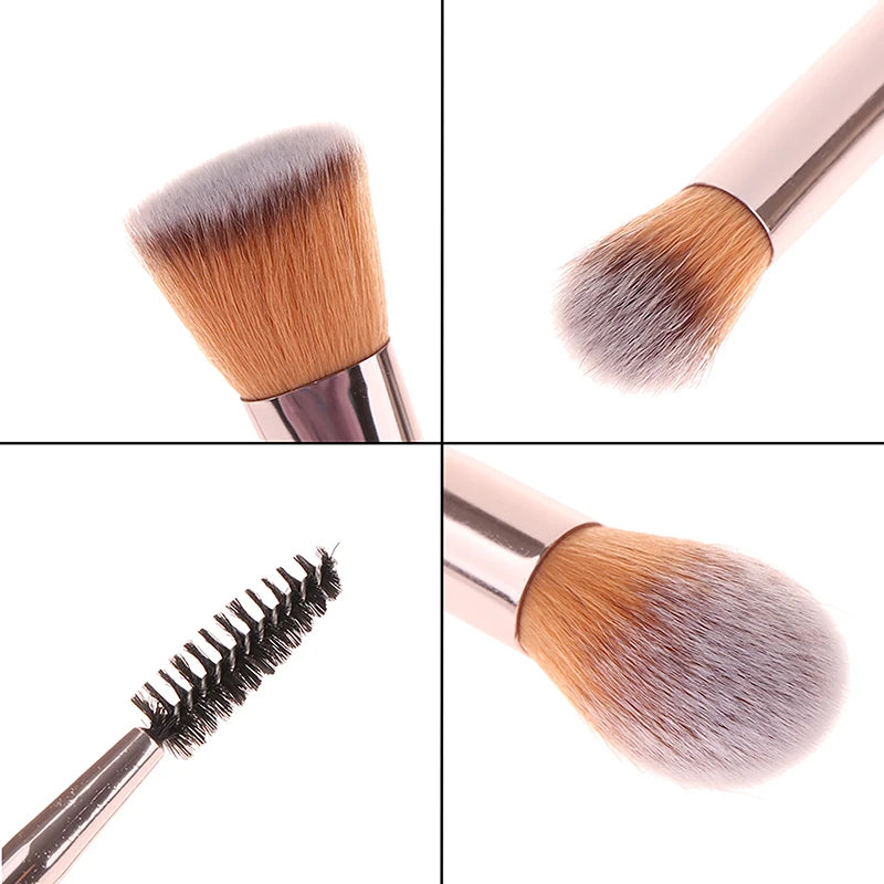 Face Eyes Make Up Brush Eyelash Eyeshadow Eyebrow Eyeliner Foundation Powder Blush Highlight Lips Brush