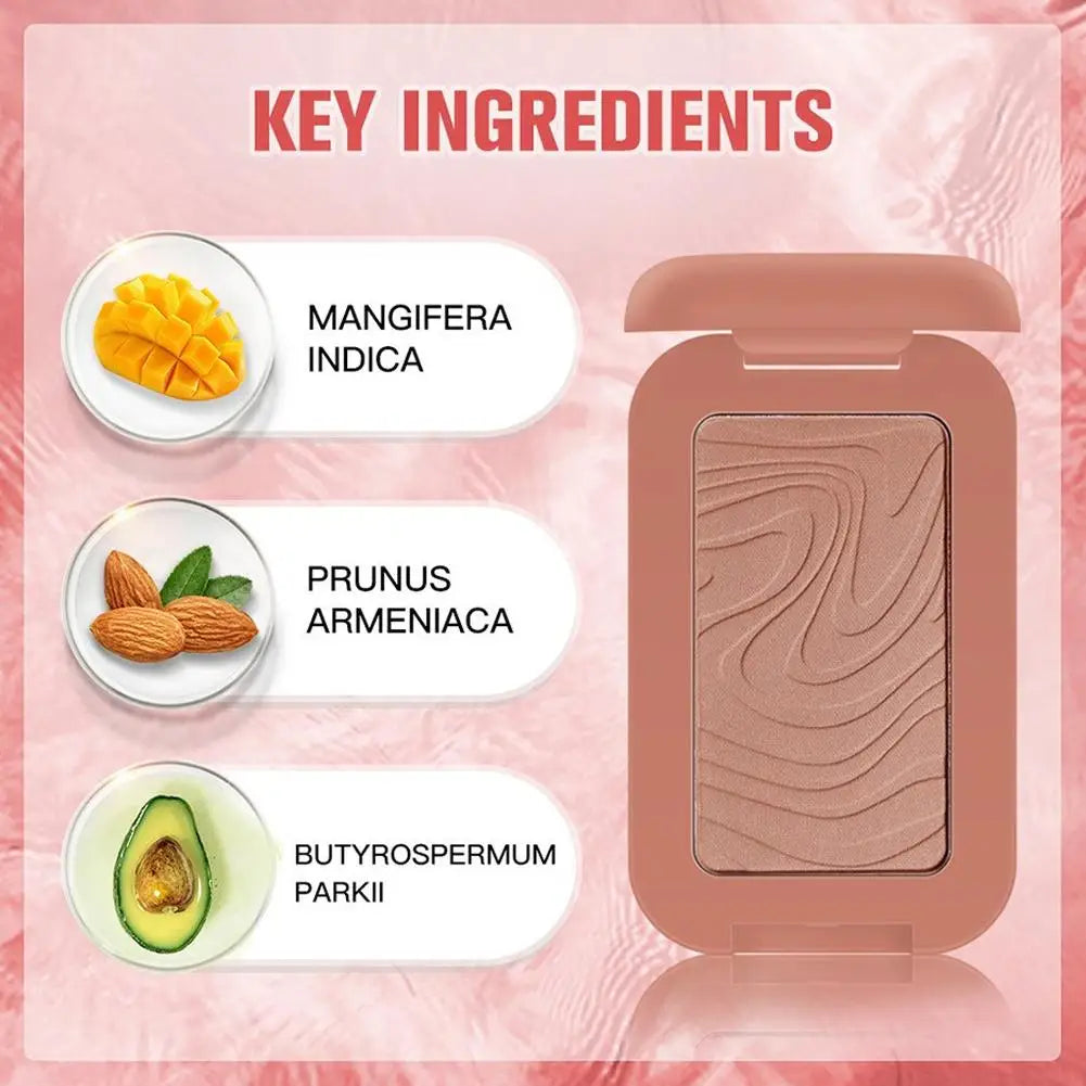 Butter Bronzing Cream Natural Contouring Makeup Highlighting Palette Silky Texture Long Lasting Face Natural Beauty Sculpting