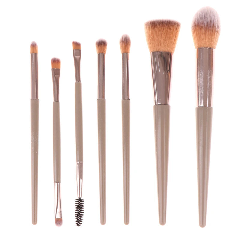 Face Eyes Make Up Brush Eyelash Eyeshadow Eyebrow Eyeliner Foundation Powder Blush Highlight Lips Brush