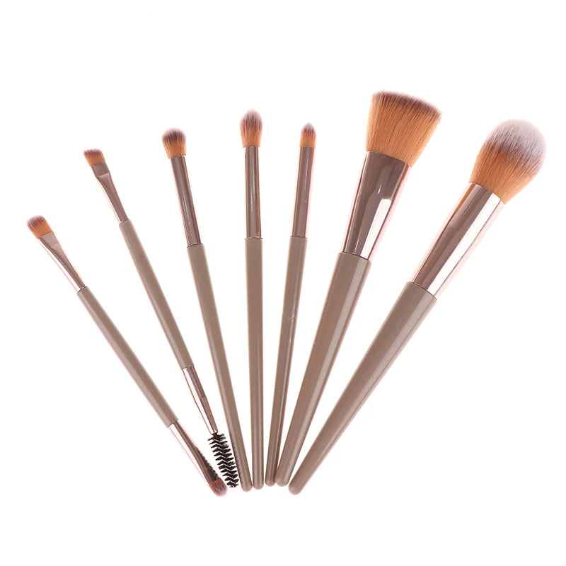 Face Eyes Make Up Brush Eyelash Eyeshadow Eyebrow Eyeliner Foundation Powder Blush Highlight Lips Brush