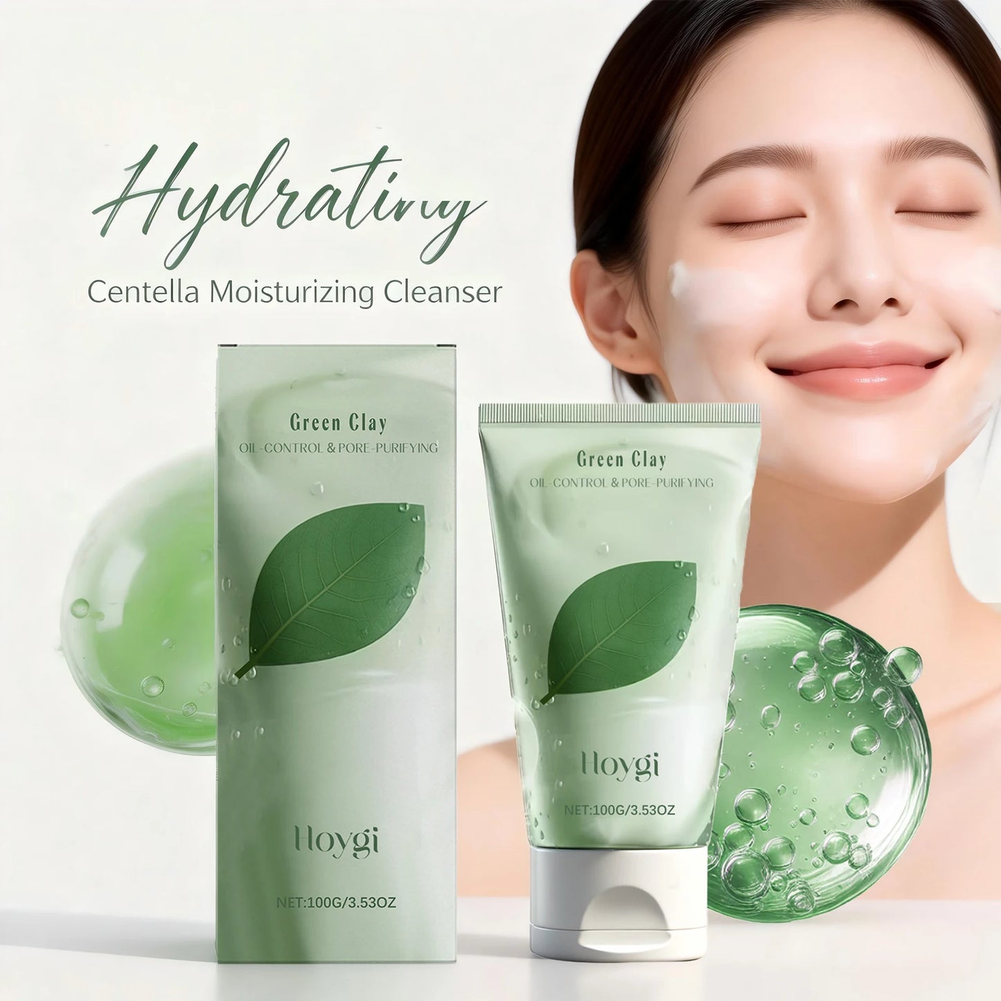 Centella Facial Cleanser Cleansing Pores Reduce Blackheads Removal Dirt Repair Damaged Barrier Improve Dullness Skin Brightening