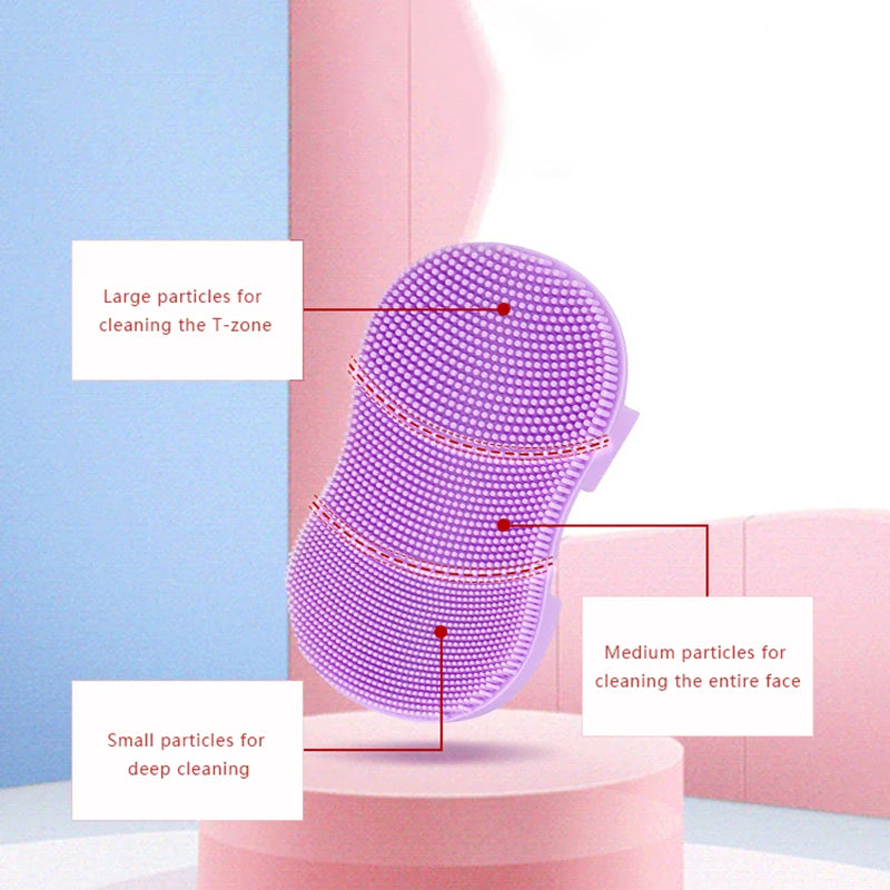 Silicone Facial Cleansing Brush – Professional-Grade Skin Care Tool for Gentle Exfoliation and Deep Cleansing