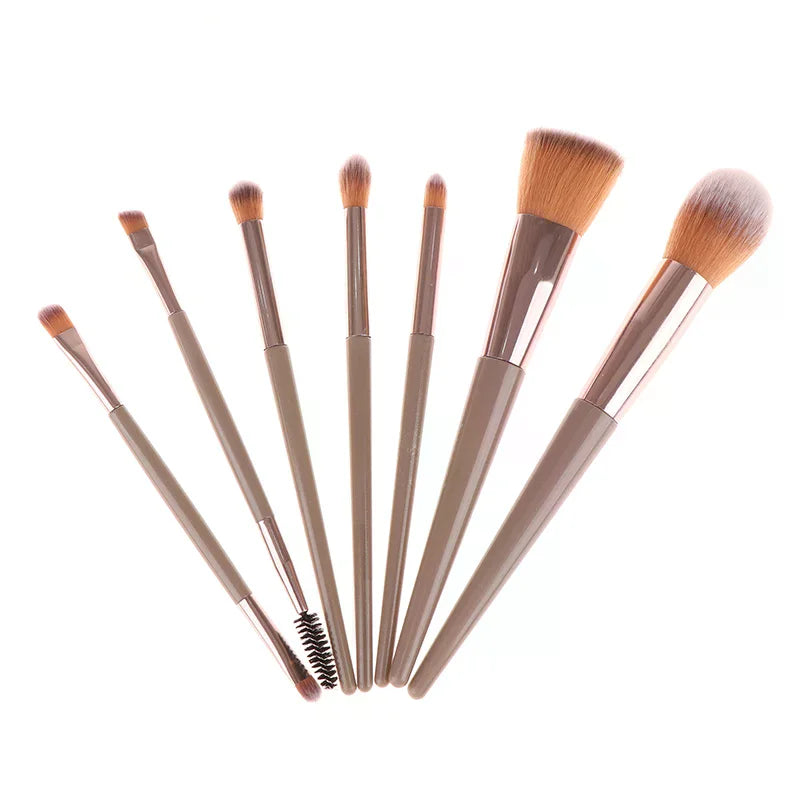 Face Eyes Make Up Brush Eyelash Eyeshadow Eyebrow Eyeliner Foundation Powder Blush Highlight Lips Brush