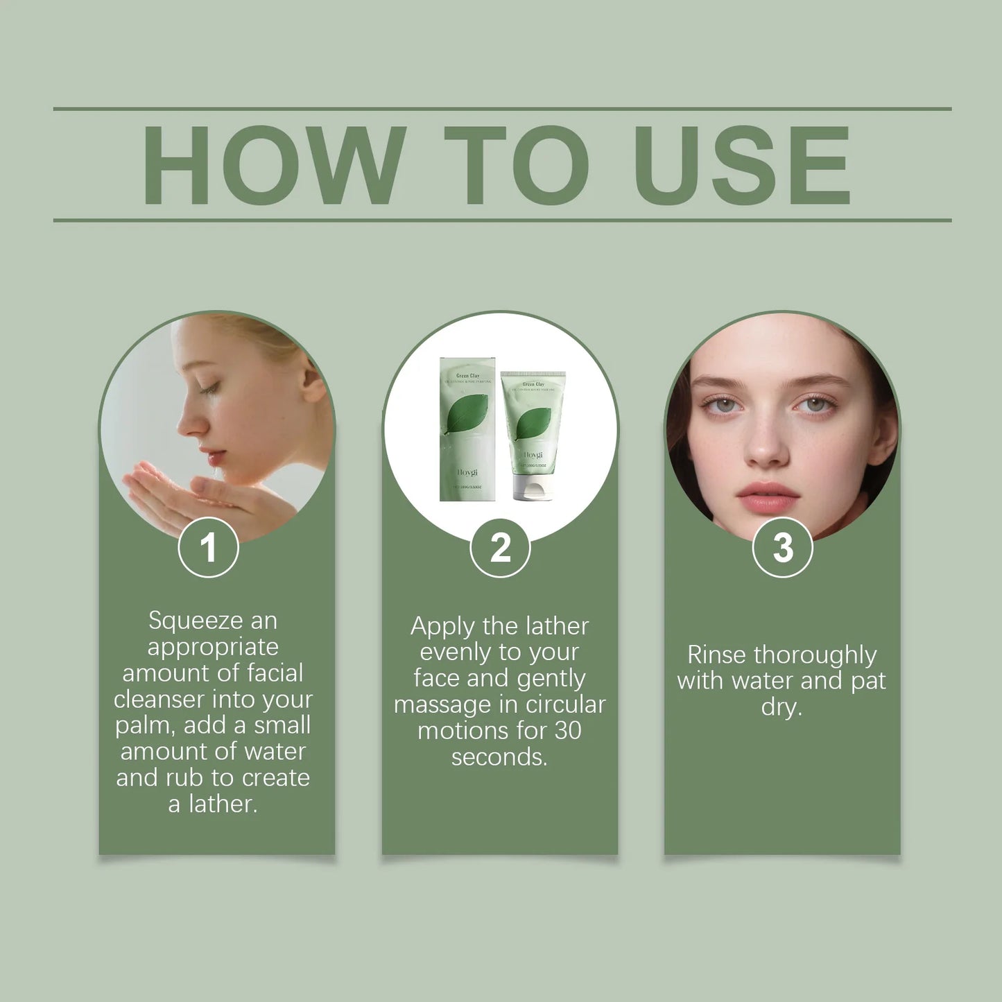 Centella Facial Cleanser Cleansing Pores Reduce Blackheads Removal Dirt Repair Damaged Barrier Improve Dullness Skin Brightening
