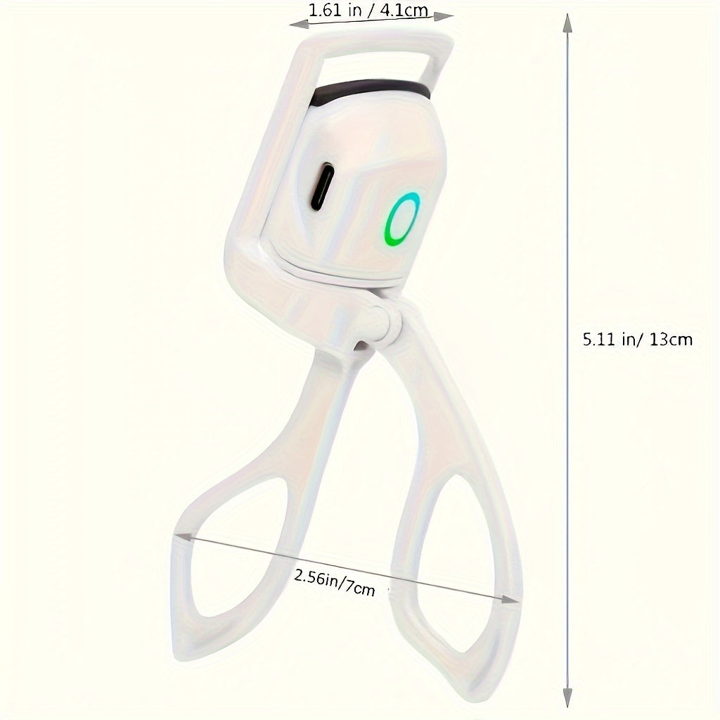 NIJ Electric Eyelash Curler with Technology - Corded Curling Device, Instant Volume & Lift, No to Lashes, for & (Plug-in, System) - Beauty Electronics for Sensitive Scalp/Collagen